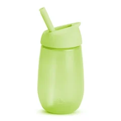 Zielony kubek niekapek ze słomką dla dziecka. munchkin Kubek niekapek z otwieraną słomką zielony 296 ml