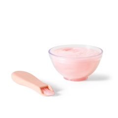 Miseczka z różowym jogurtem i łyżeczka dla lalki. Tiny Harlow Magiczna miseczka i łyżeczka Jogurt Truskawkowy