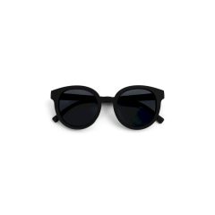 Czarne dziecięce okulary przeciwsłoneczne z okrągłymi oprawkami dla dzieci w wieku 1–3 lat. Filibabba Dziecięce okulary przeciwsłoneczne (1-3 l) UV400 Black